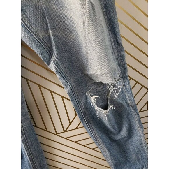 RAG & BONE Women's Boyfriend Jean In Moss Wholes Wash Distressed Size 25 READ - Picture 7 of 12